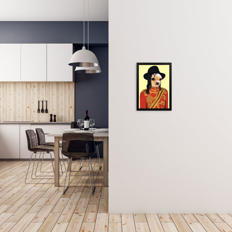 Michael Jackson Art Print by Coco Deparis A3 White Frame