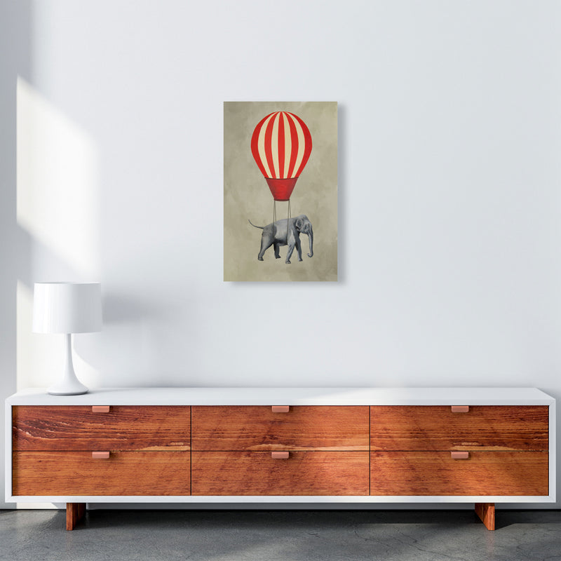 Elephant With Airballoon Art Print by Coco Deparis A3 Canvas