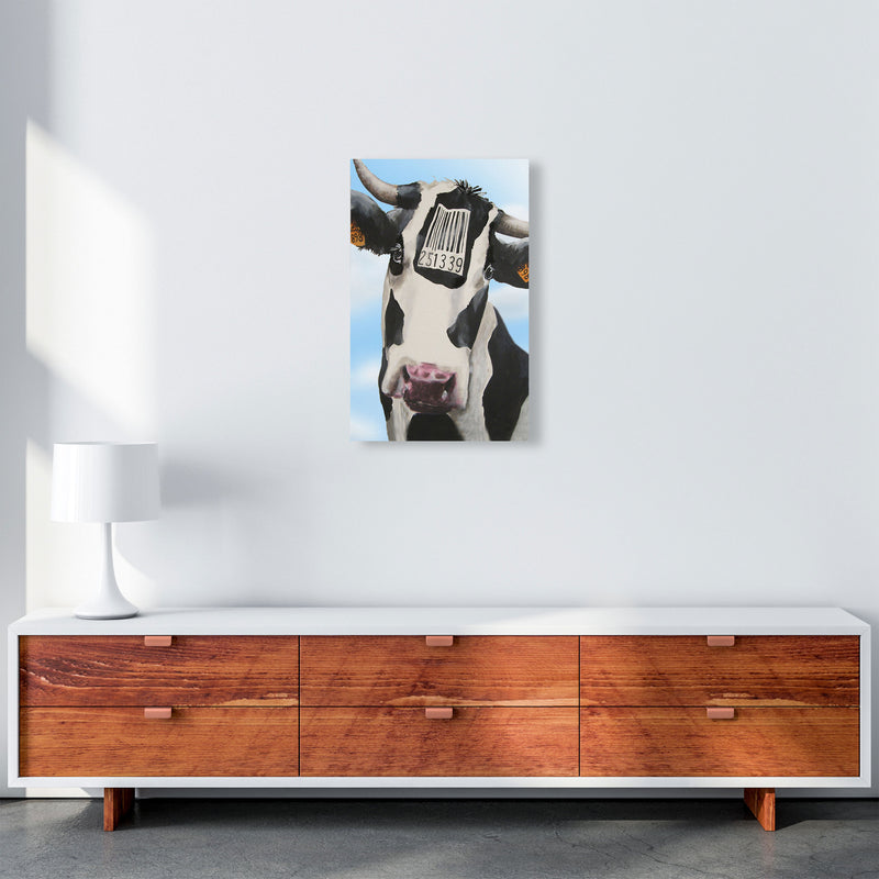 Cow Barcode 02 Art Print by Coco Deparis A3 Canvas