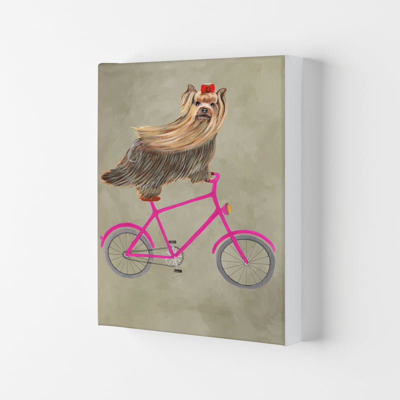 Yorkshire On Bicycle Art Print by Coco Deparis Canvas