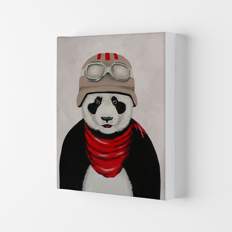Panda Pilot Art Print by Coco Deparis Canvas