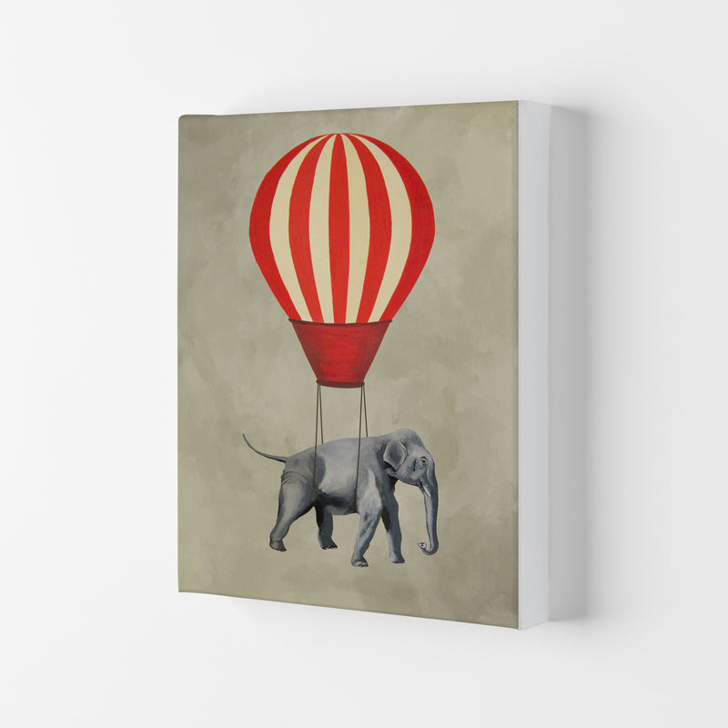Elephant With Airballoon Art Print by Coco Deparis Canvas