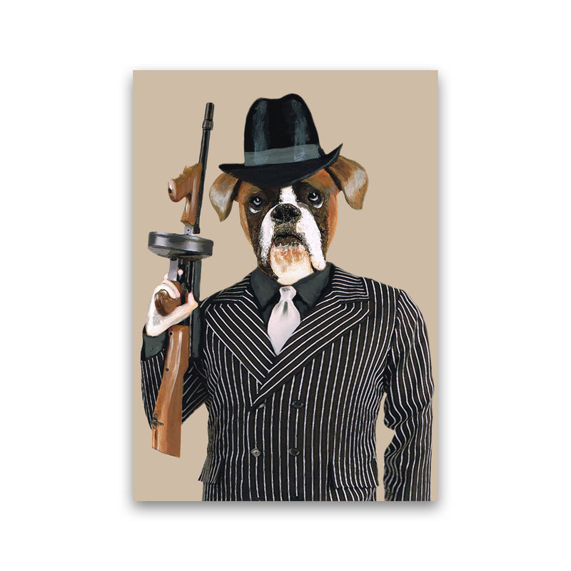 Gangster Boxer Art Print by Coco Deparis Print Only