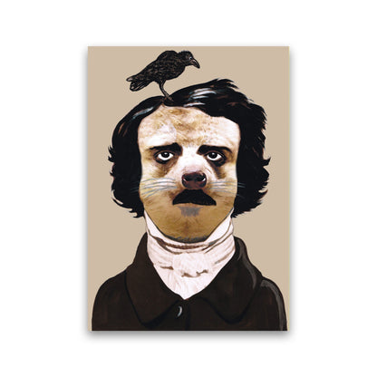 Edgar Allan Poe Art Print by Coco Deparis Print Only