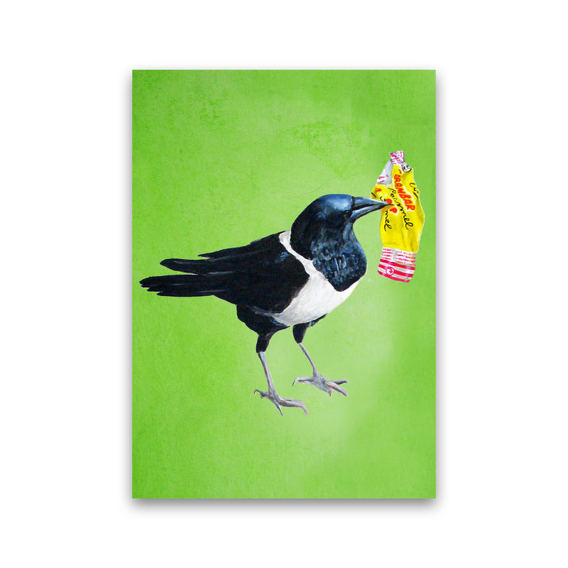 Bird With Sweet Paper Art Print by Coco Deparis Print Only