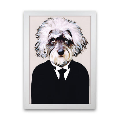 Einstein Art Print by Coco Deparis White Grain