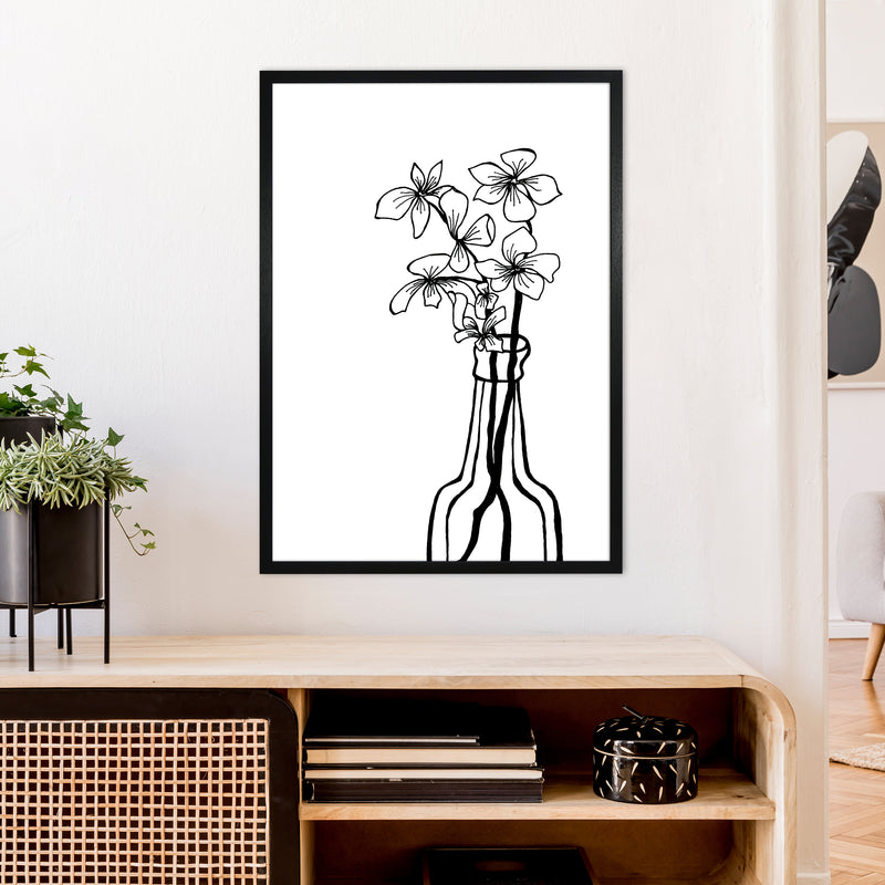Hydrangeas Art Print by Carissa Tanton A1 White Frame