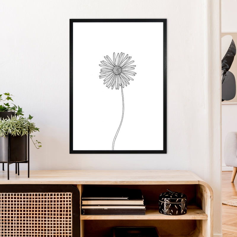 Daisy Art Print by Carissa Tanton A1 White Frame