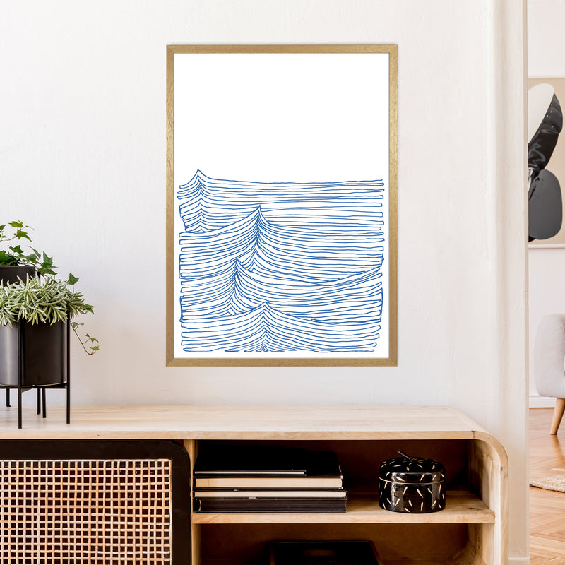 Continuous Sea Blue Art Print by Carissa Tanton A1 Print Only