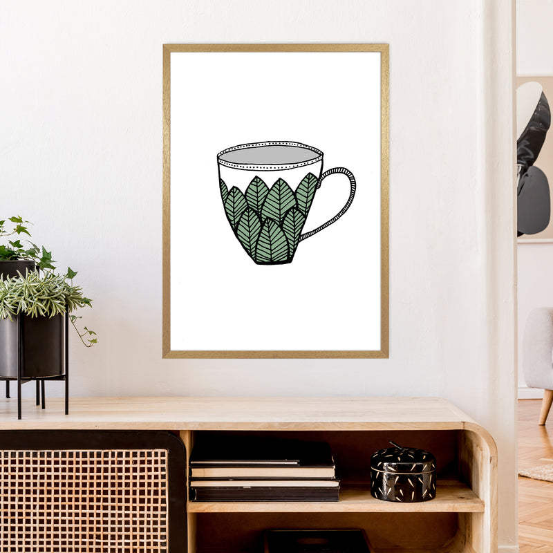 Teacup Leaves Art Print by Carissa Tanton A1 Print Only