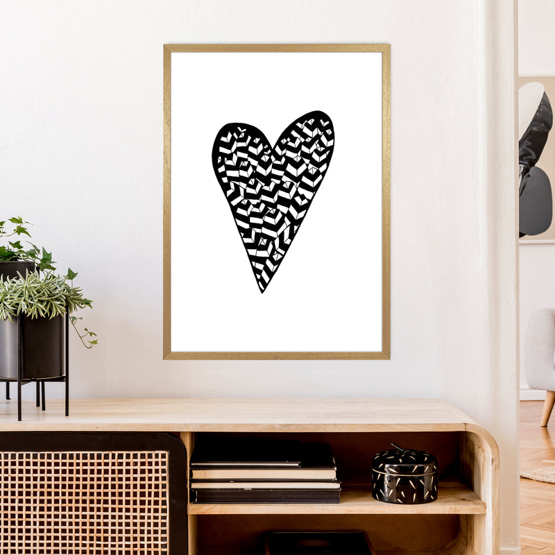 Leaf Heart Art Print by Carissa Tanton A1 Print Only