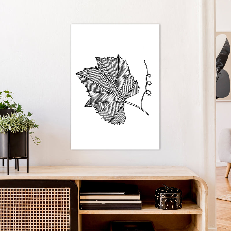 Vine Leaf Art Print by Carissa Tanton A1 Black Frame