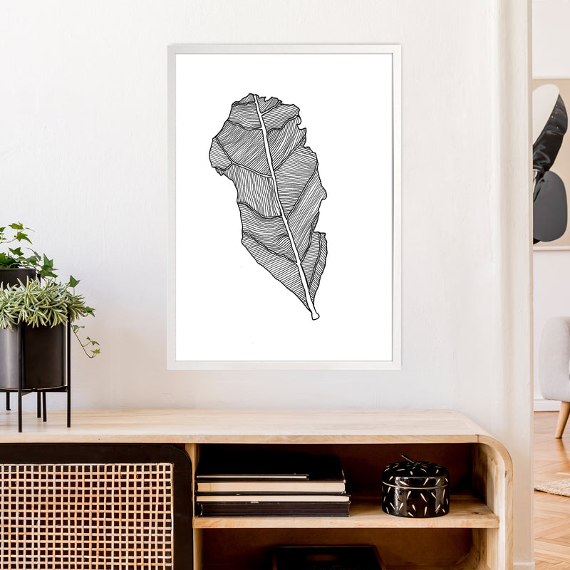 Kyobancha Leaf Art Print by Carissa Tanton A1 Oak Frame