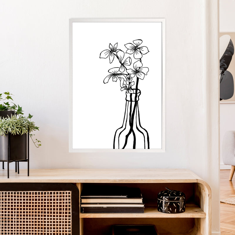 Hydrangeas Art Print by Carissa Tanton A1 Oak Frame