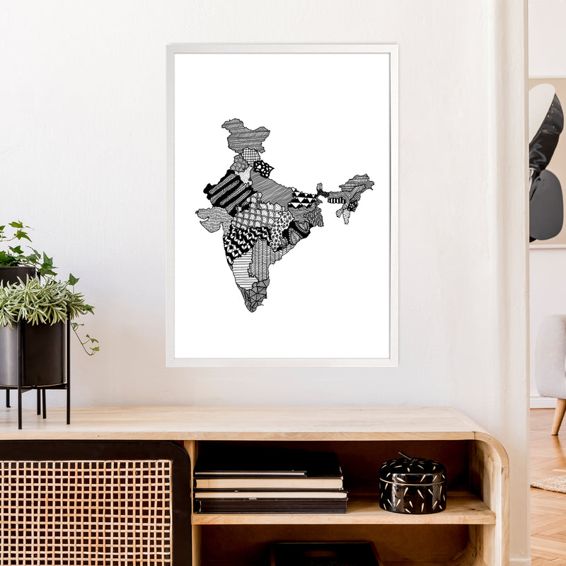 India Art Print by Carissa Tanton A1 Oak Frame