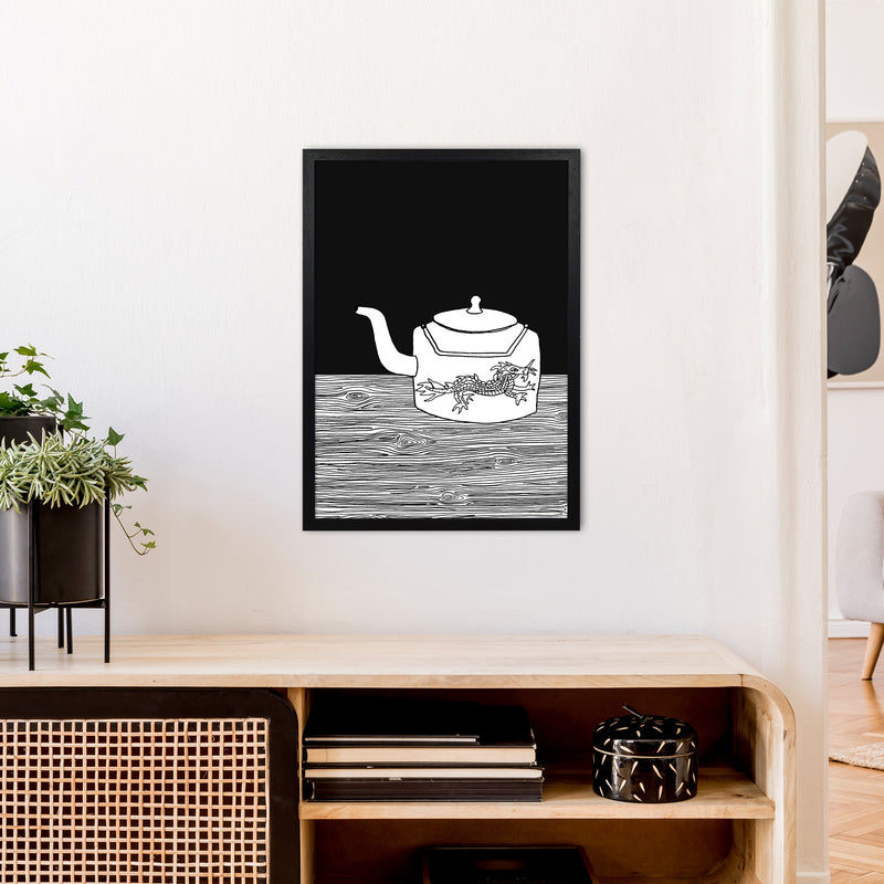 Bhutan Teapot Art Print by Carissa Tanton A2 White Frame