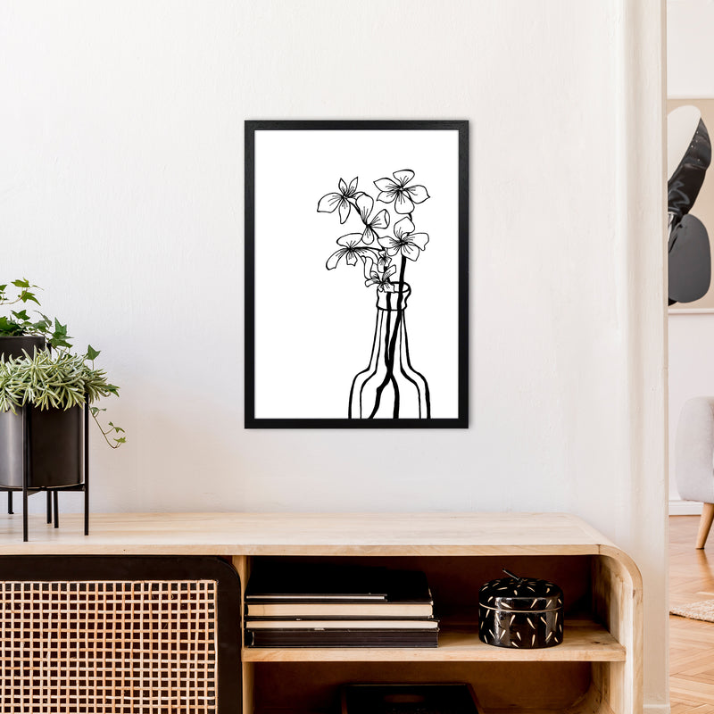 Hydrangeas Art Print by Carissa Tanton A2 White Frame