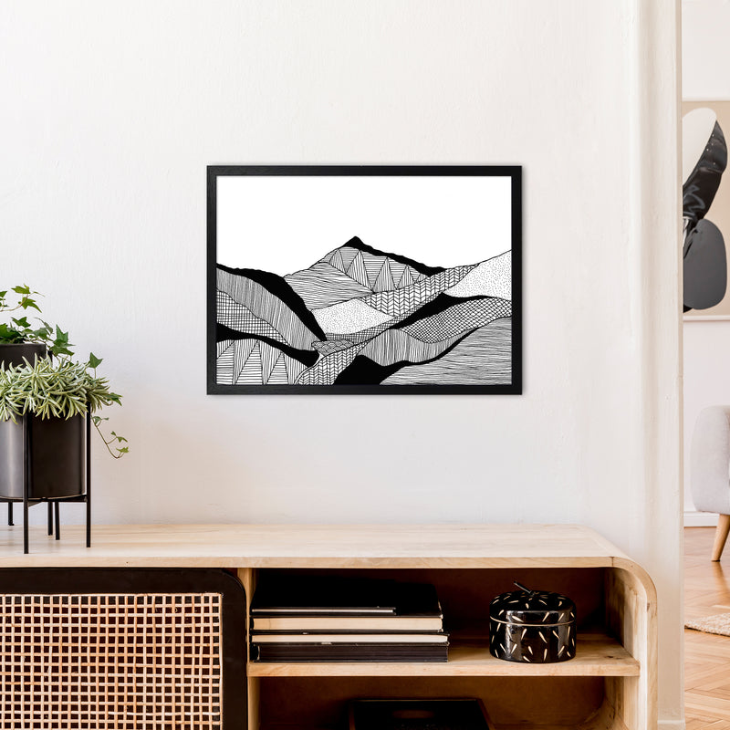 New Snowdon Art Print by Carissa Tanton A2 White Frame