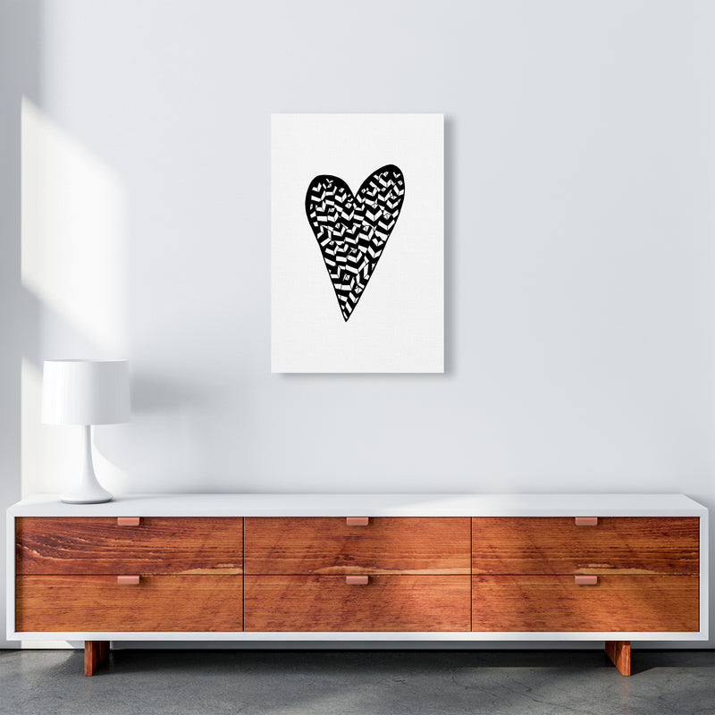 Leaf Heart Art Print by Carissa Tanton A2 Canvas