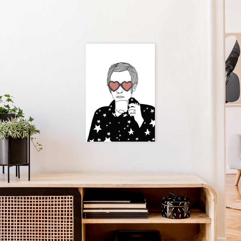 Elton John Art Print by Carissa Tanton A2 Black Frame