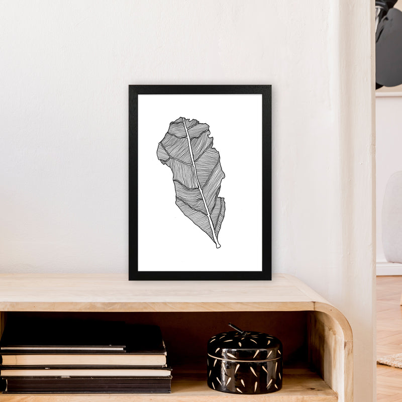 Kyobancha Leaf Art Print by Carissa Tanton A3 White Frame