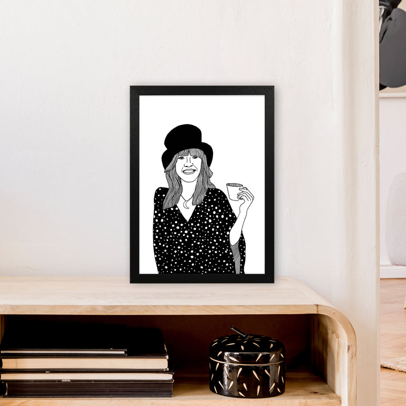 Stevie Nicks Art Print by Carissa Tanton A3 White Frame