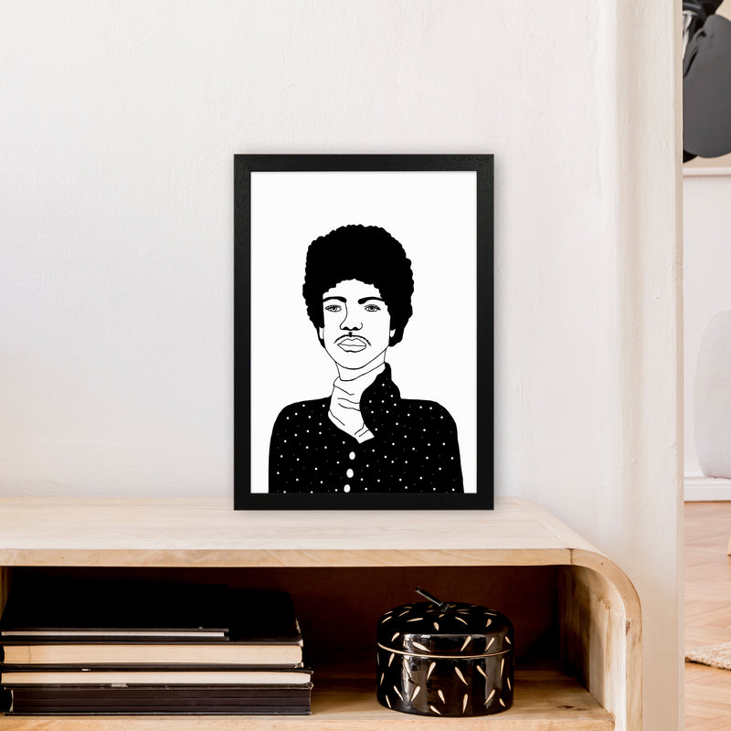 Prince Art Print by Carissa Tanton A3 White Frame