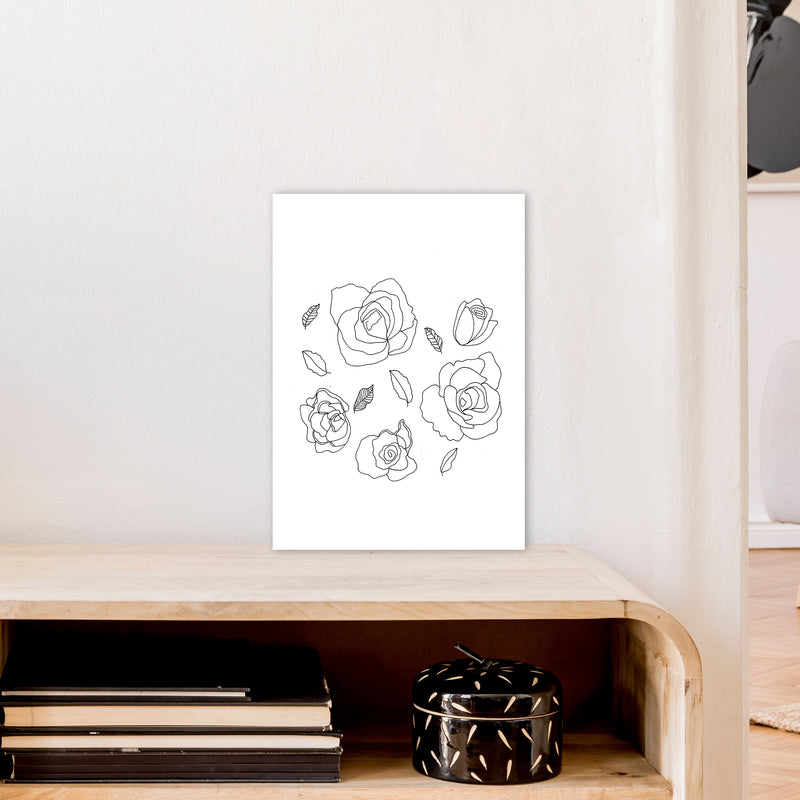 Roses Art Print by Carissa Tanton A3 Black Frame