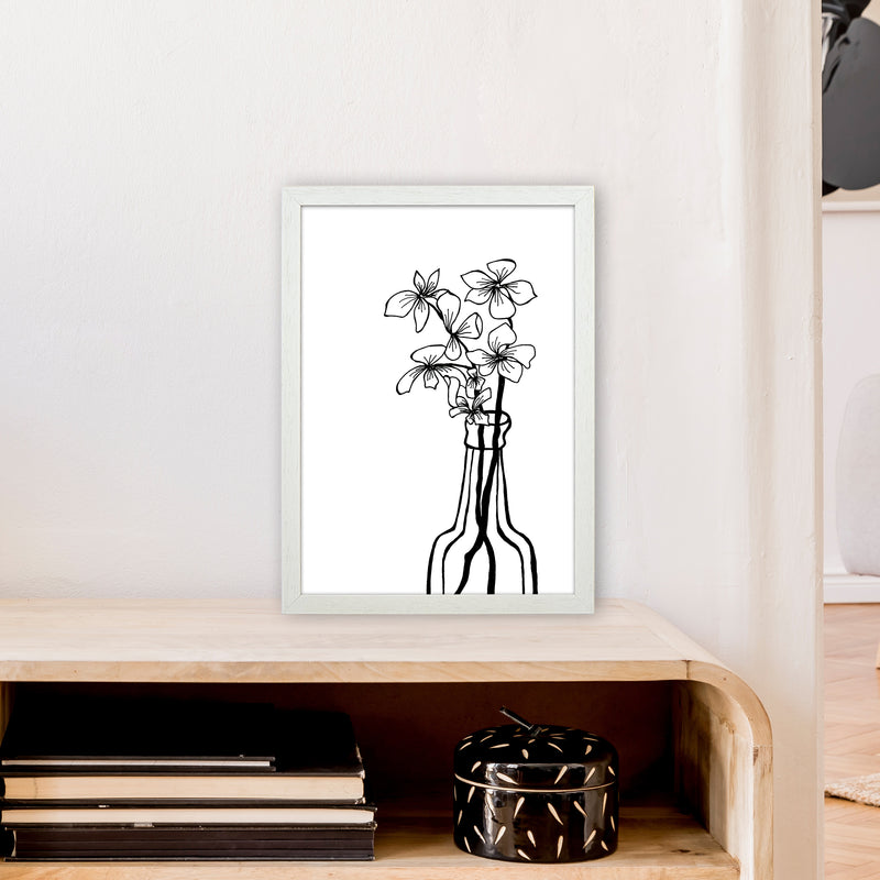 Hydrangeas Art Print by Carissa Tanton A3 Oak Frame