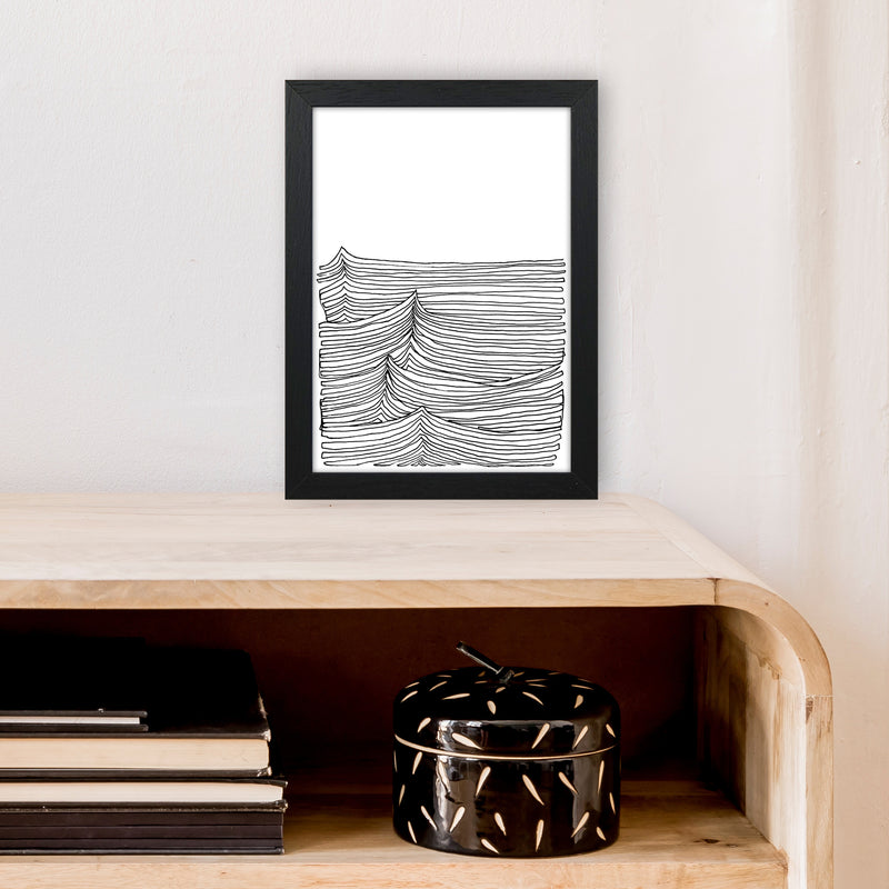 Continuous Sea Art Print by Carissa Tanton A4 White Frame