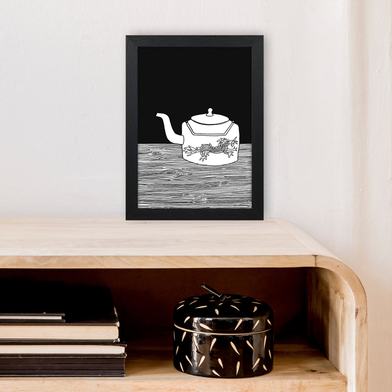 Bhutan Teapot Art Print by Carissa Tanton A4 White Frame