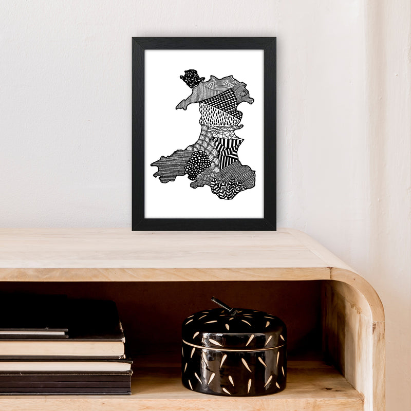 Wales Art Print by Carissa Tanton A4 White Frame
