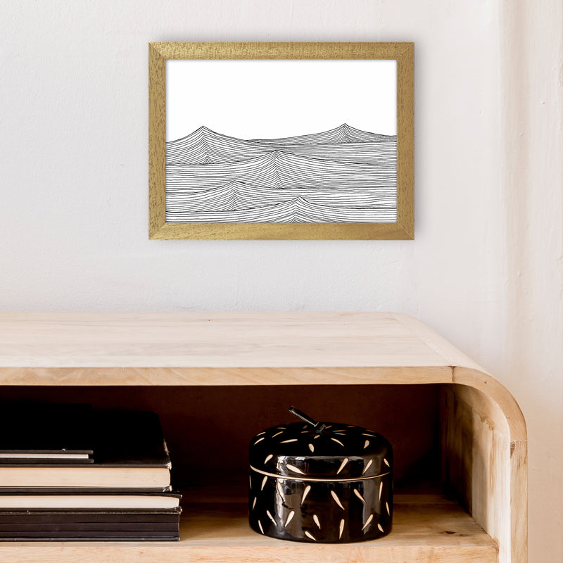 Continuous Sea Horizontal Art Print by Carissa Tanton A4 Print Only
