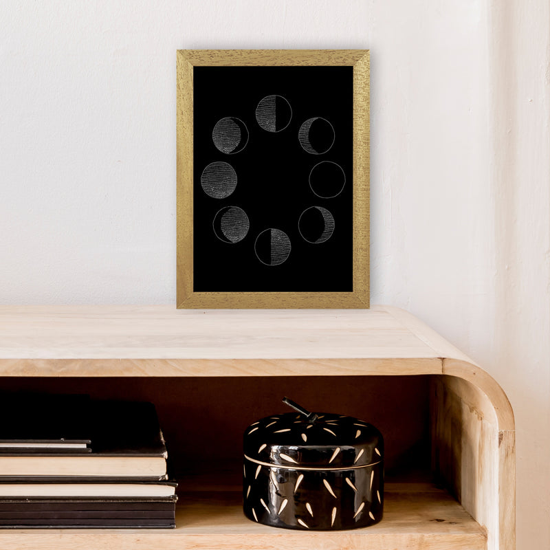 Moon Cycle Invert Art Print by Carissa Tanton A4 Print Only