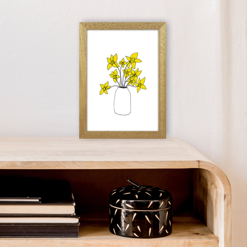 Daffodils Yellow Art Print by Carissa Tanton A4 Print Only