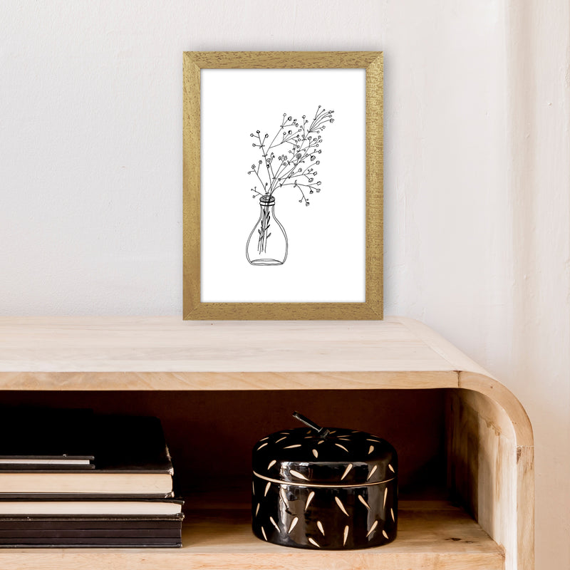 White Flowers Art Print by Carissa Tanton A4 Print Only