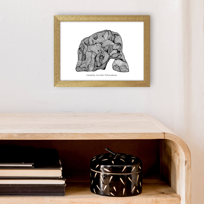 Font Elephant Art Print by Carissa Tanton A4 Print Only