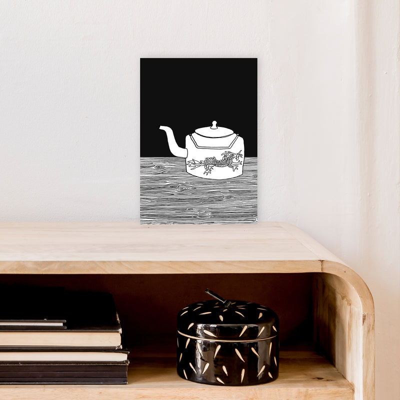 Bhutan Teapot Art Print by Carissa Tanton A4 Black Frame