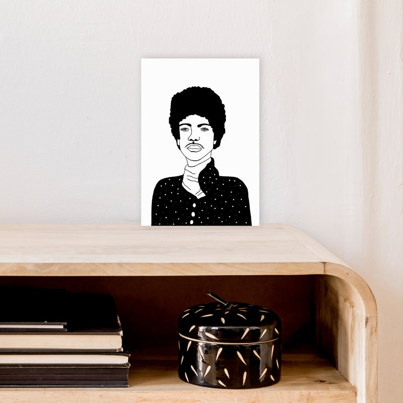 Prince Art Print by Carissa Tanton A4 Black Frame
