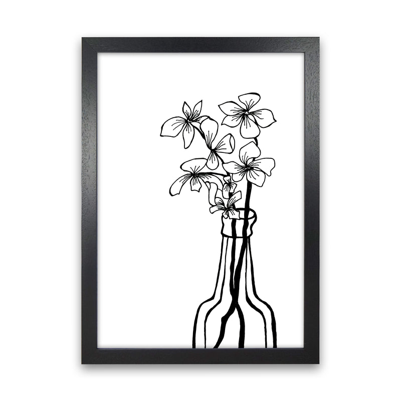 Hydrangeas Art Print by Carissa Tanton Black Grain