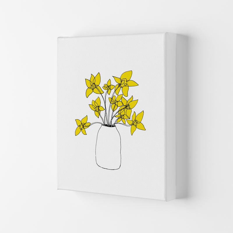Daffodils Yellow Art Print by Carissa Tanton Canvas