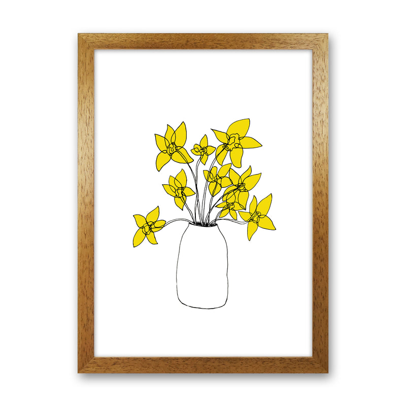 Daffodils Yellow Art Print by Carissa Tanton Oak Grain
