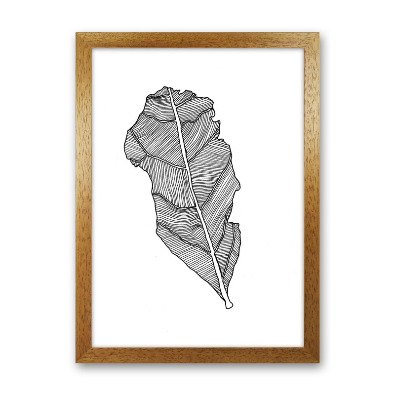 Kyobancha Leaf Art Print by Carissa Tanton Oak Grain