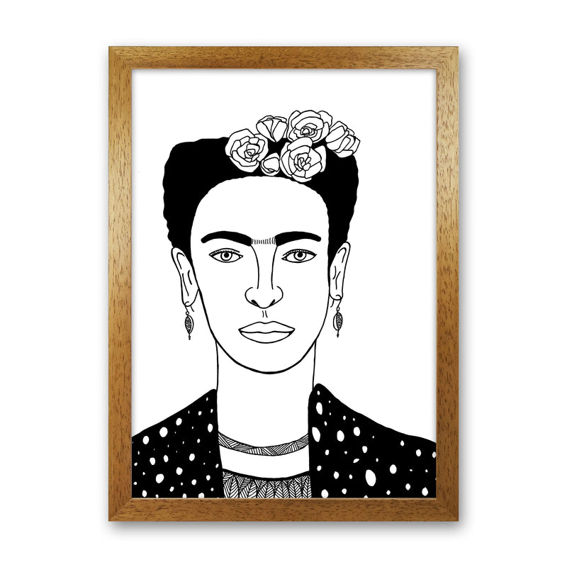 Frida Art Print by Carissa Tanton Oak Grain
