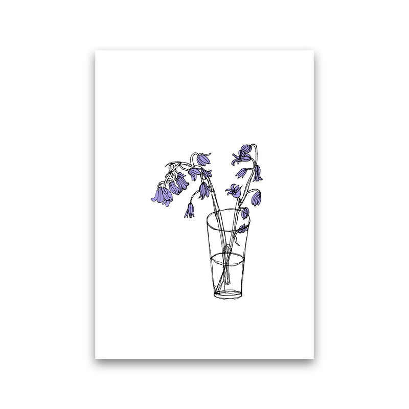 Bluebells Lilac Art Print by Carissa Tanton Print Only