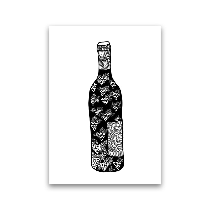 Wine Bottle Art Print by Carissa Tanton Print Only