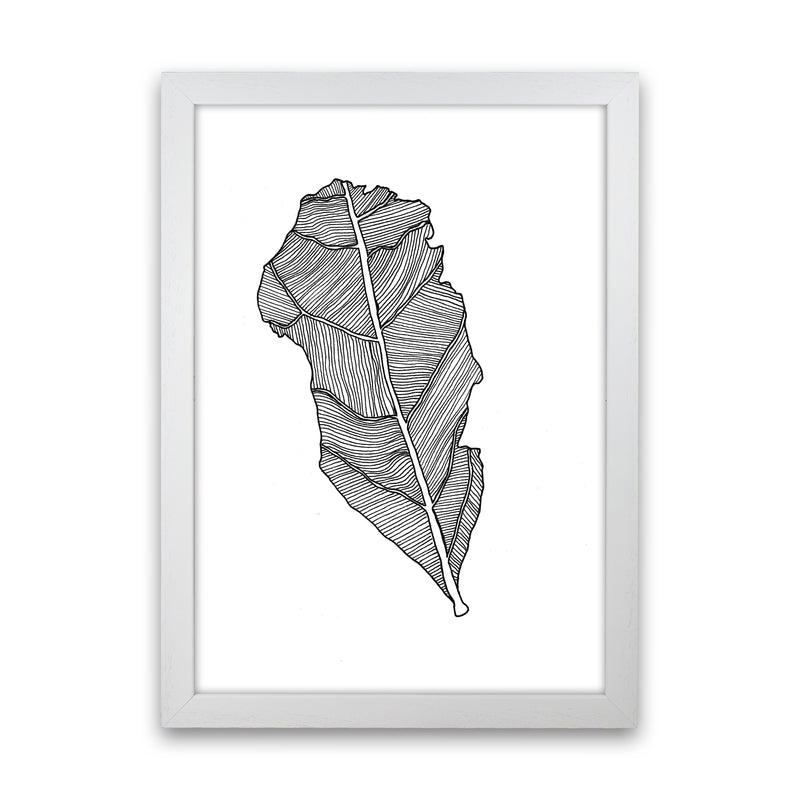 Kyobancha Leaf Art Print by Carissa Tanton White Grain
