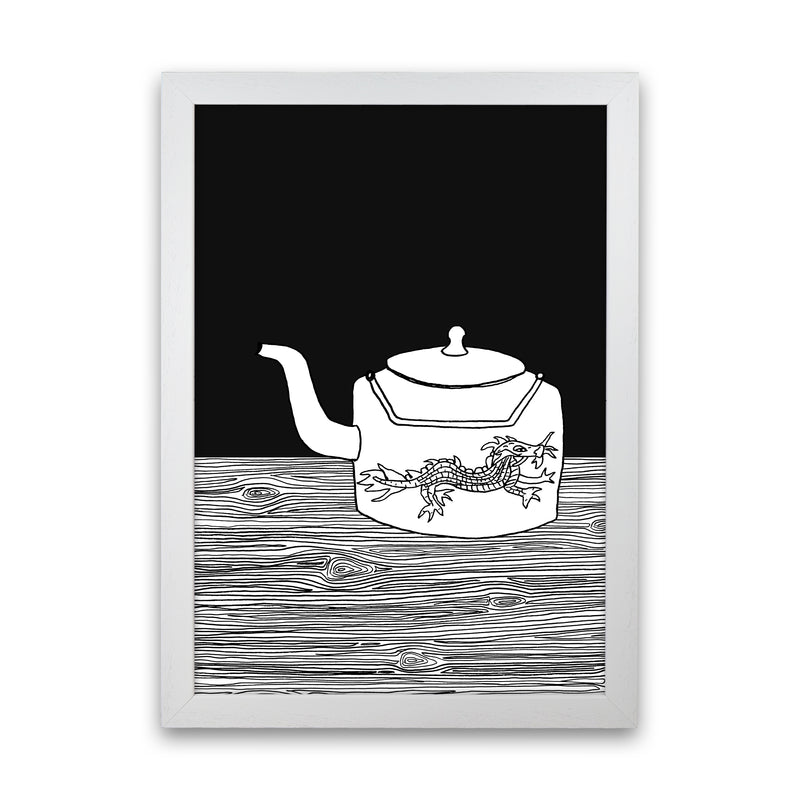 Bhutan Teapot Art Print by Carissa Tanton White Grain