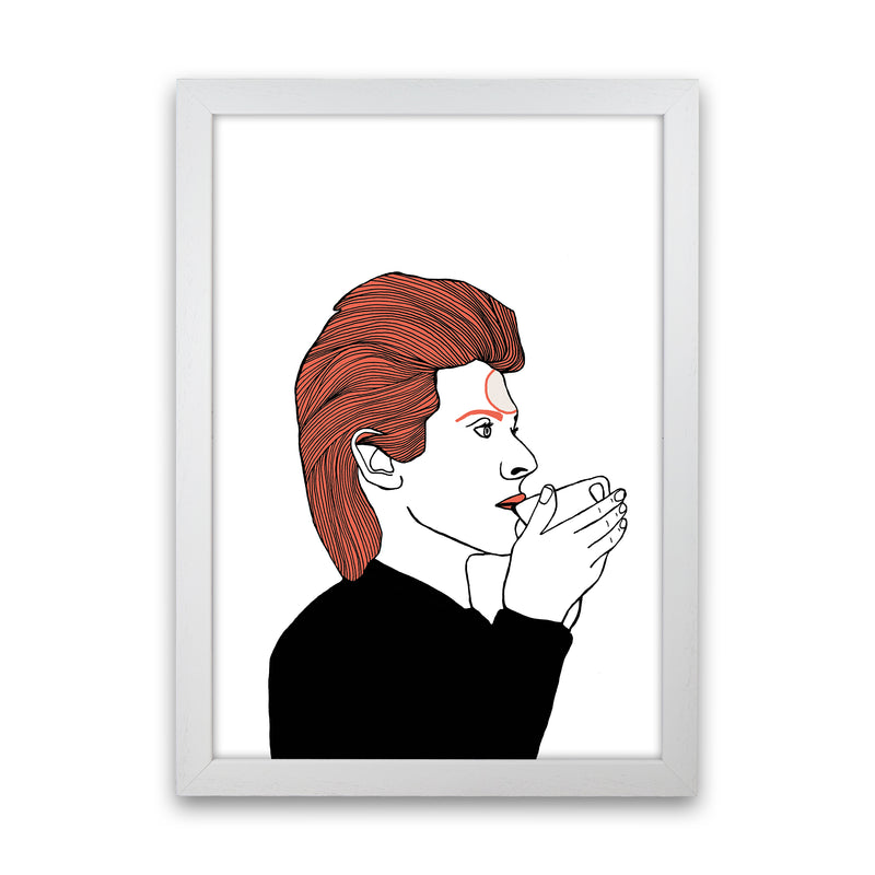 Bowie Tea Art Print by Carissa Tanton White Grain