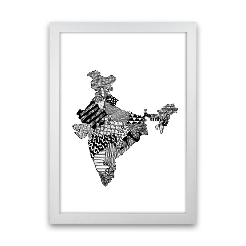 India Art Print by Carissa Tanton White Grain